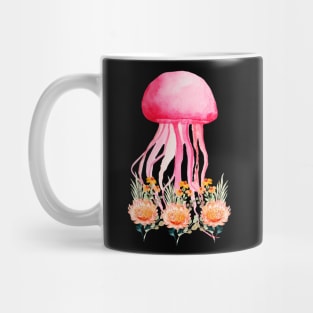 Jellyfish Watercolor Funny & humor Jellyfishs Cute & Cool Art Design Lovers Mug